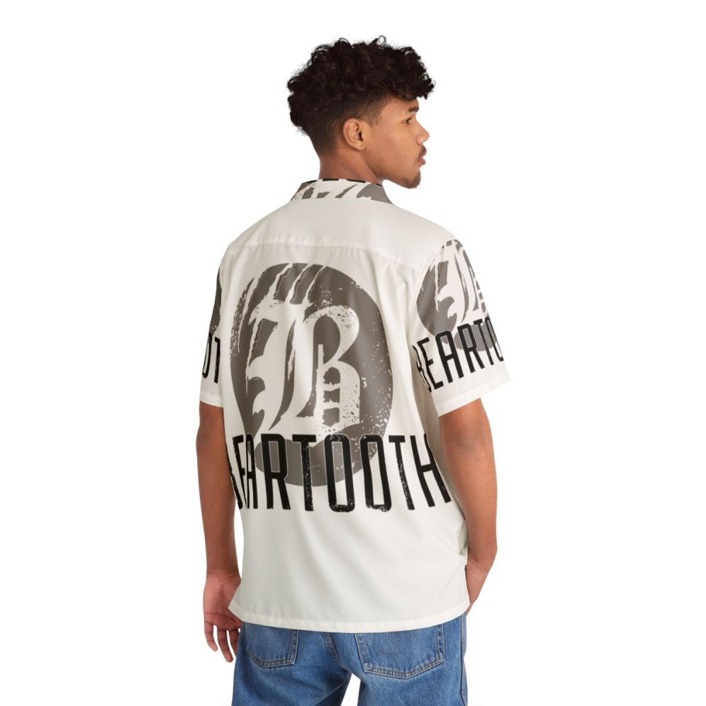 Beartooth Logo Hawaiian Shirt with Bear Claw Design - People Back