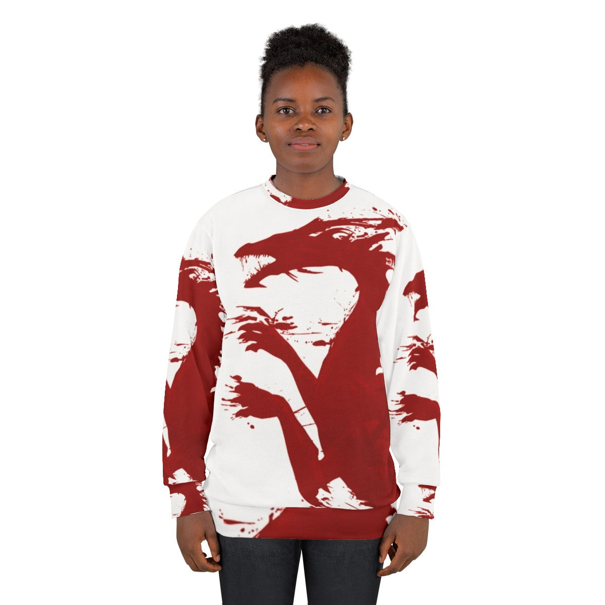 A dragon-themed sweatshirt for gamers and fans of the Dragon Age series - women