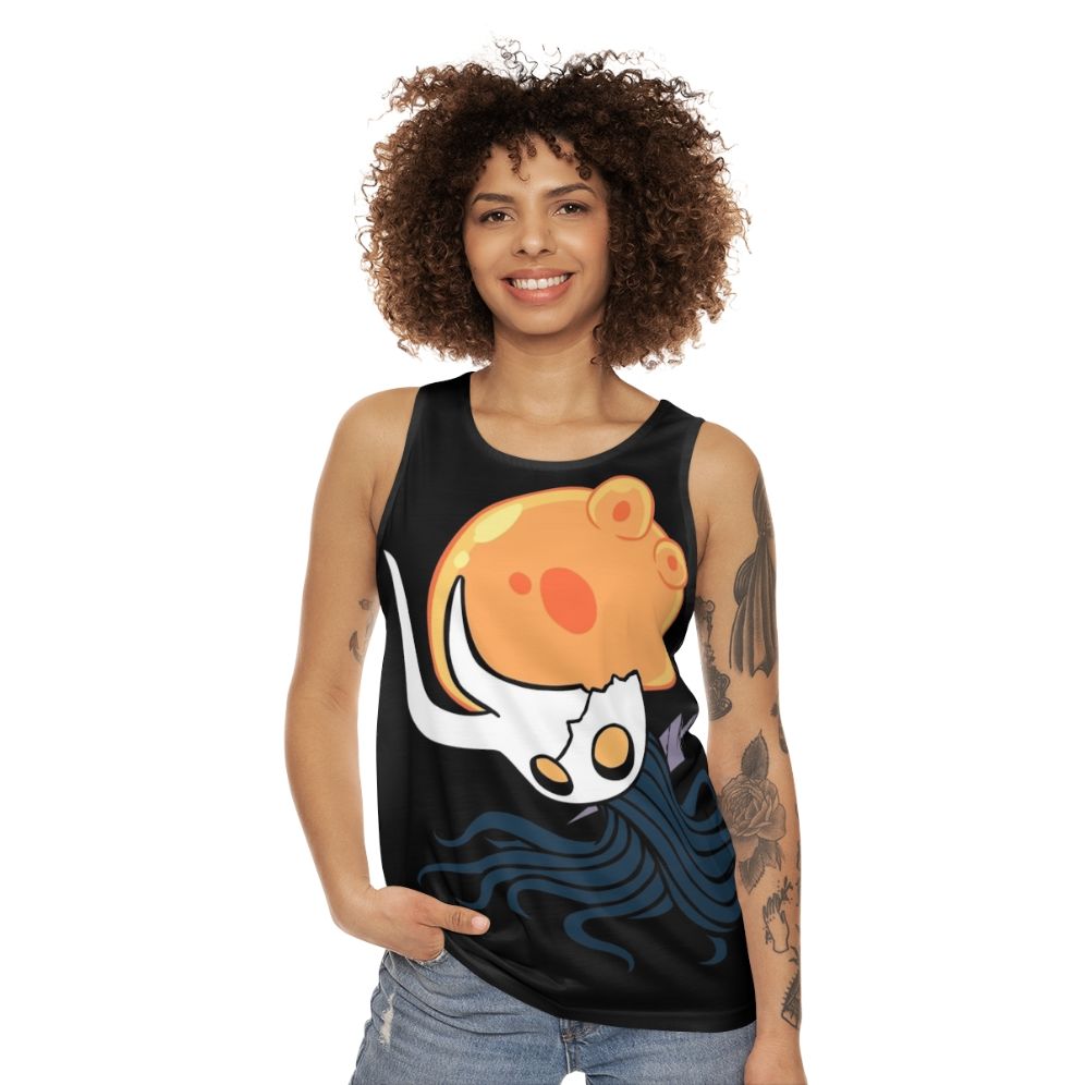 Hollow Knight Broken Vessel Minimal Vector Unisex Tank Top - women