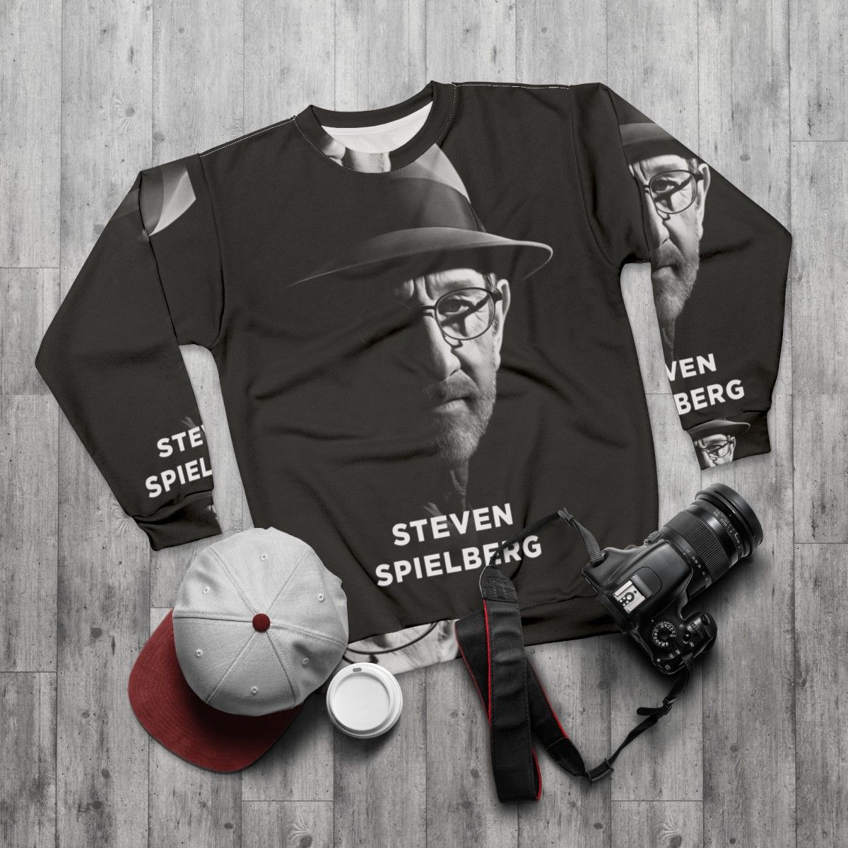 Steven Spielberg Director Sweatshirt - flat lay