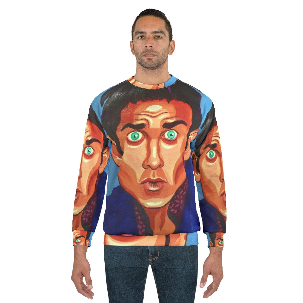 Zoolander Blue Steel Iconic Portrait Sweatshirt - men