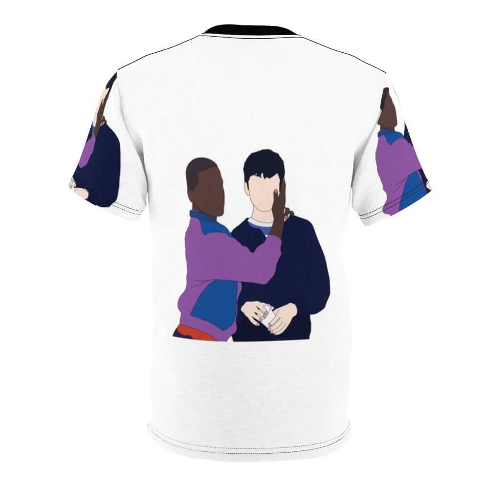 Otis and Maeve Inspired Sex Education Netflix Show Graphic T-Shirt - Back