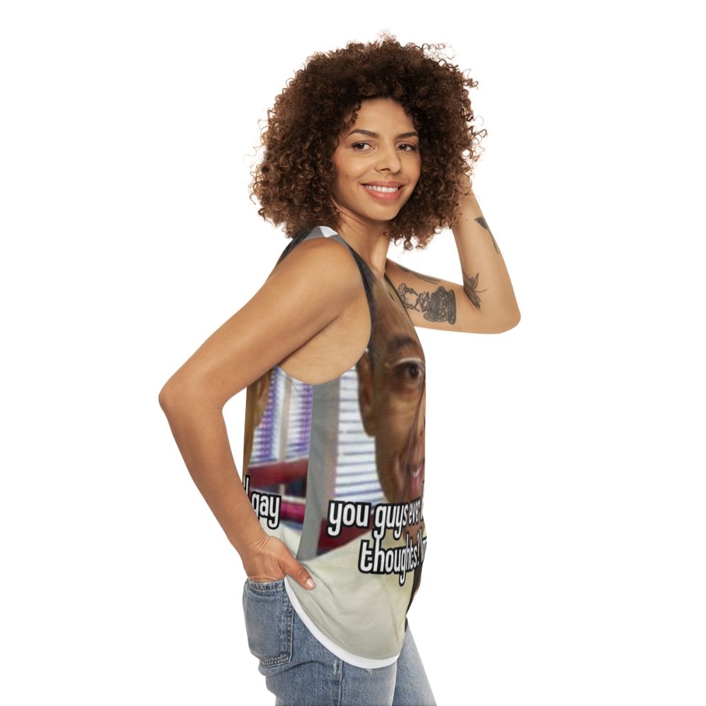 Funny LGBTQ+ pride tank top - women side