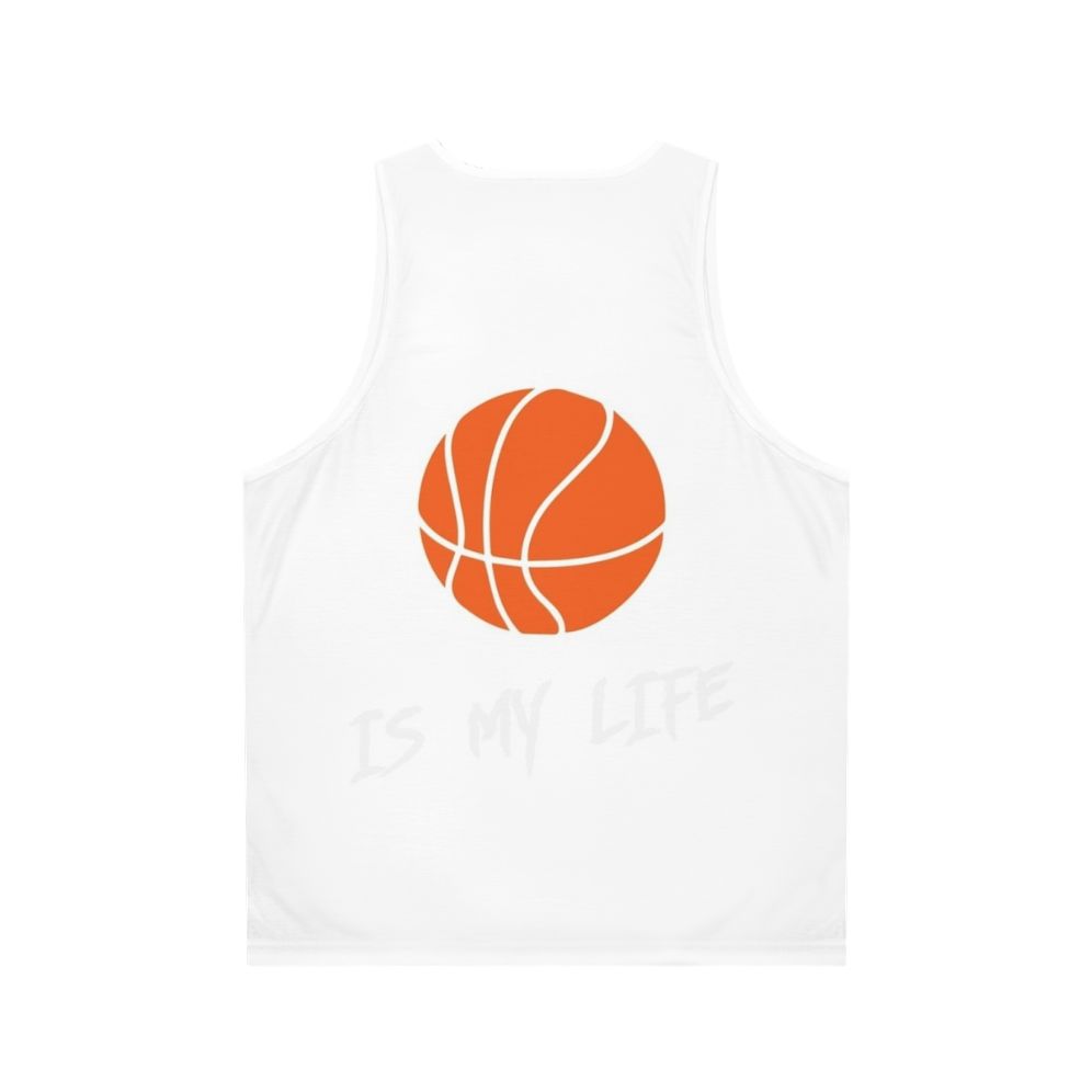 Unisex basketball lover's tank top - Back