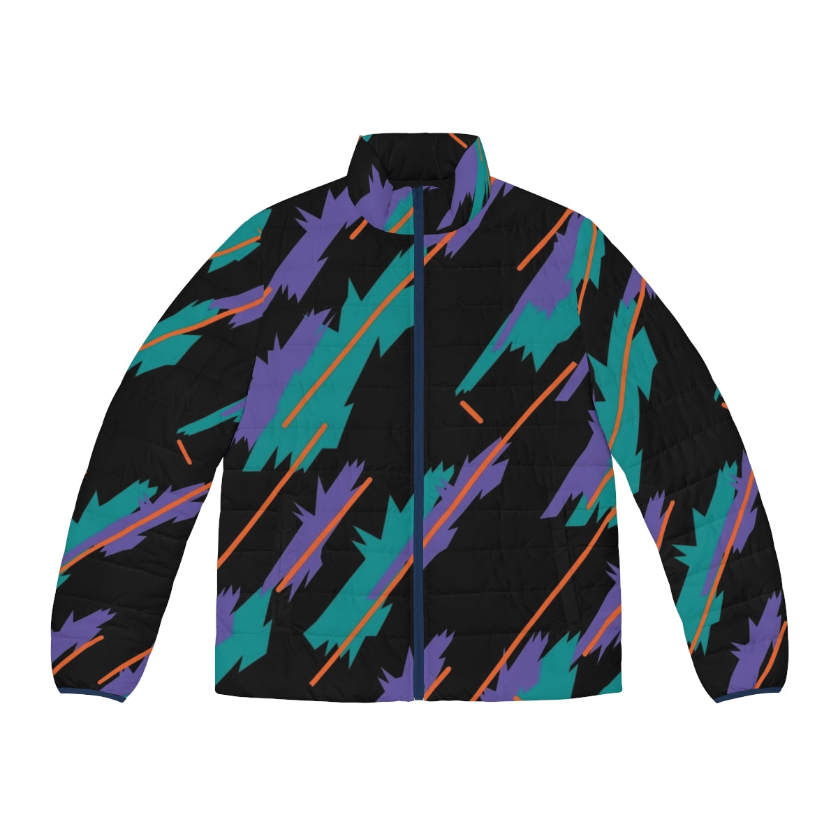 HKS Tribute Livery Pattern Puffer Jacket, featuring iconic JDM tuner car design