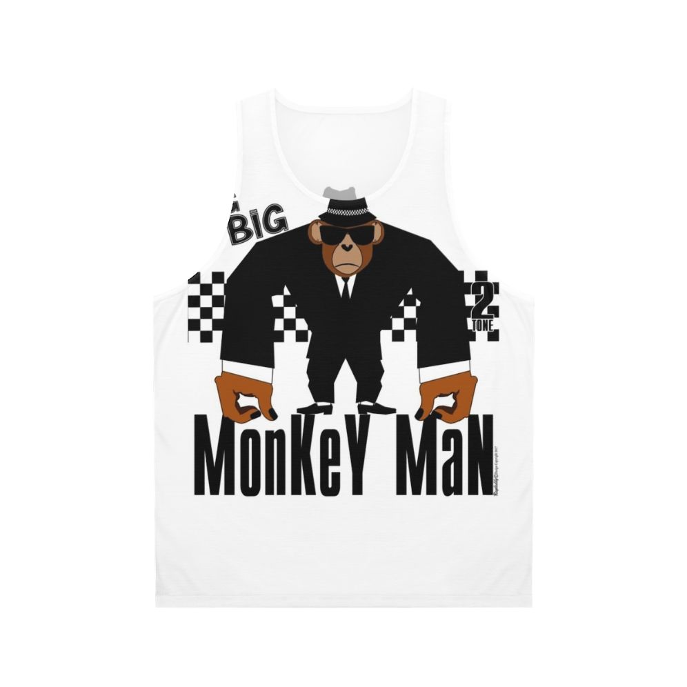 Unisex Big Monkey Man Ska Music Tank Top