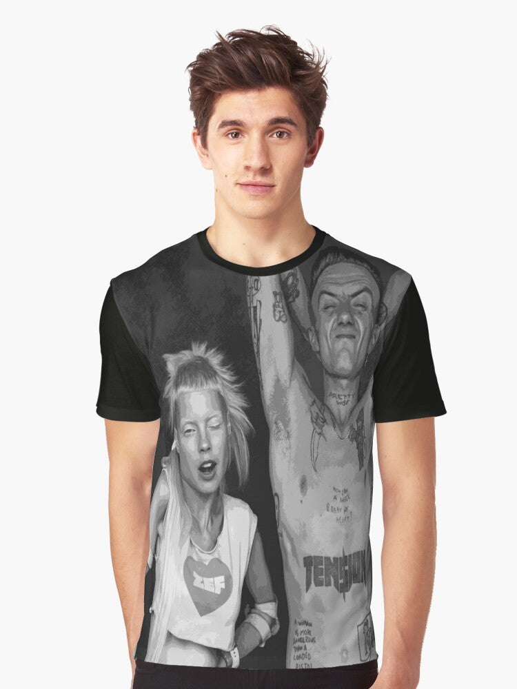 Die Antwoord Zef Graphic T-Shirt featuring the band members Ninja and Yolandi Visser - Men