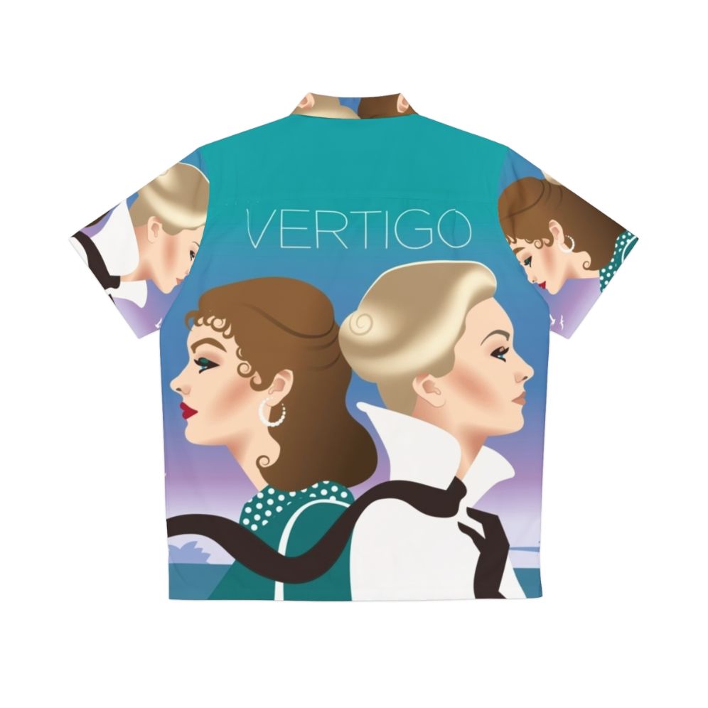 Vertigo Hawaiian Shirt 2 featuring classic Hollywood movie design - Back