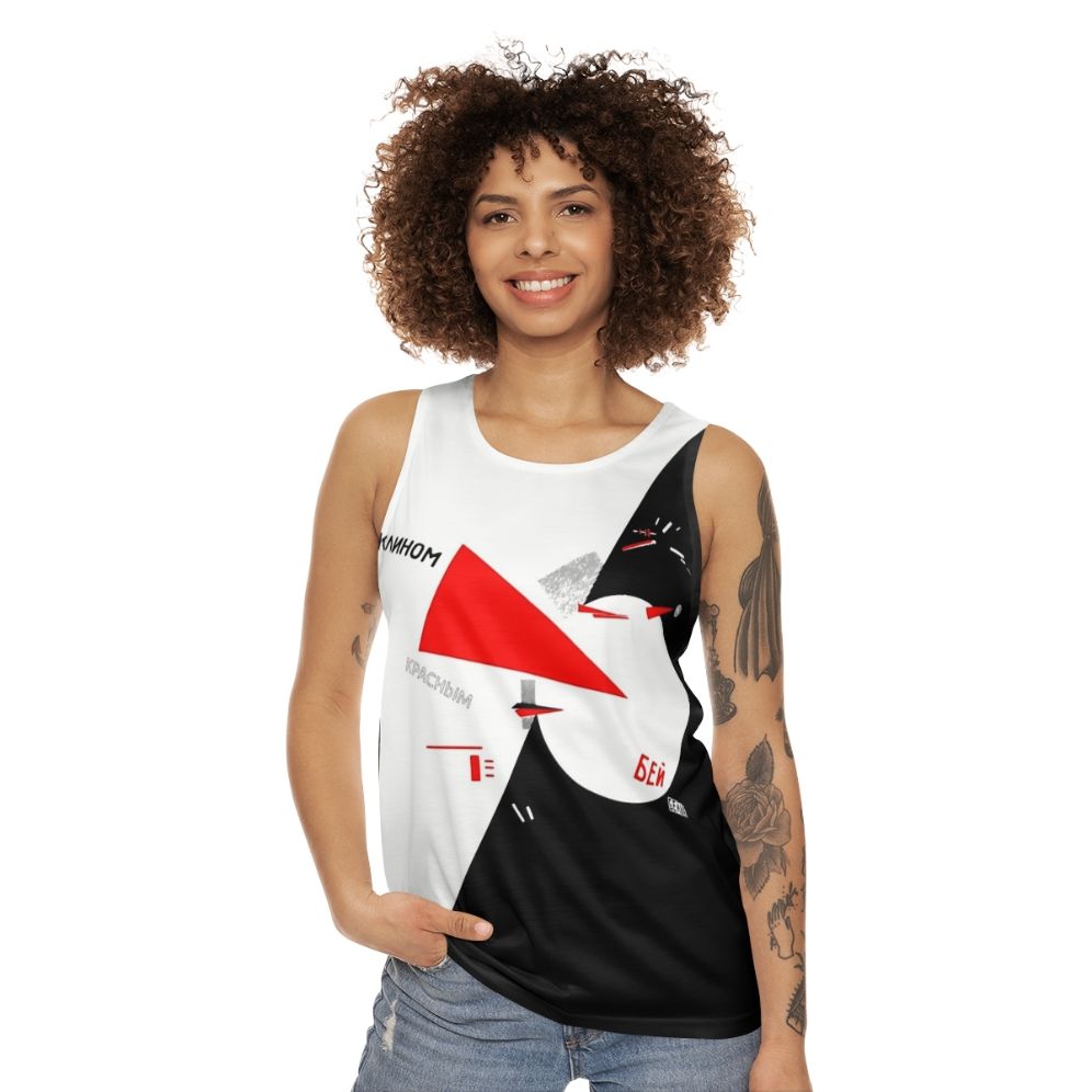 Constructivist Unisex Tank Top - women