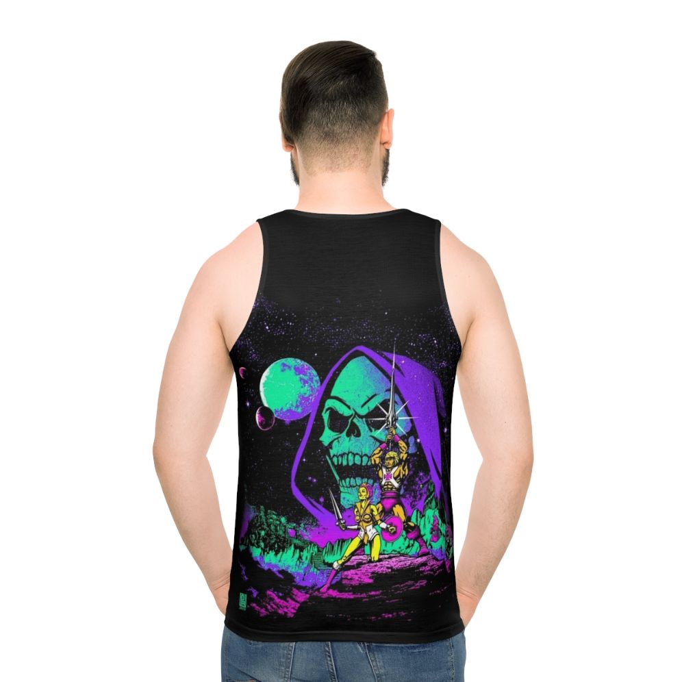 Retro He-Man Masters of the Universe Unisex Tank Top - men back