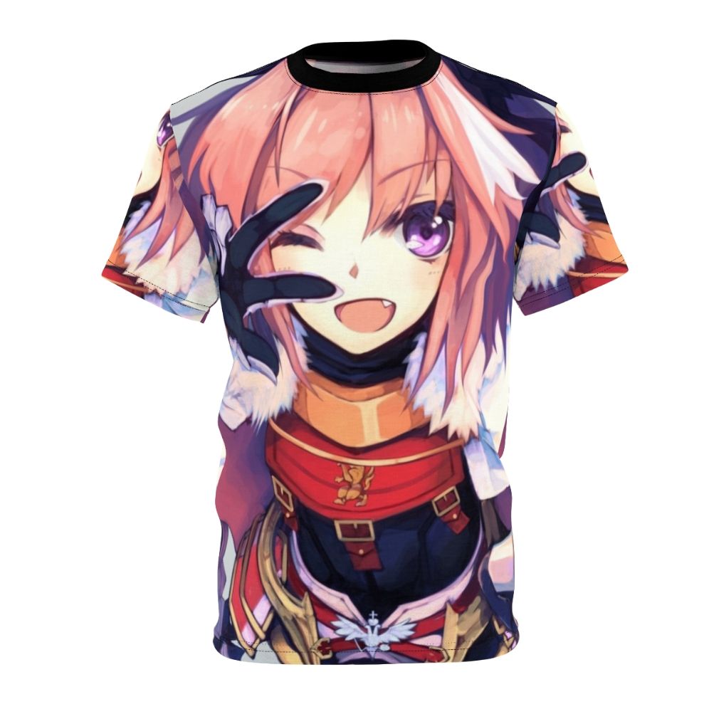 Anime-inspired Astolfo t-shirt design featuring the popular character from the Fate series