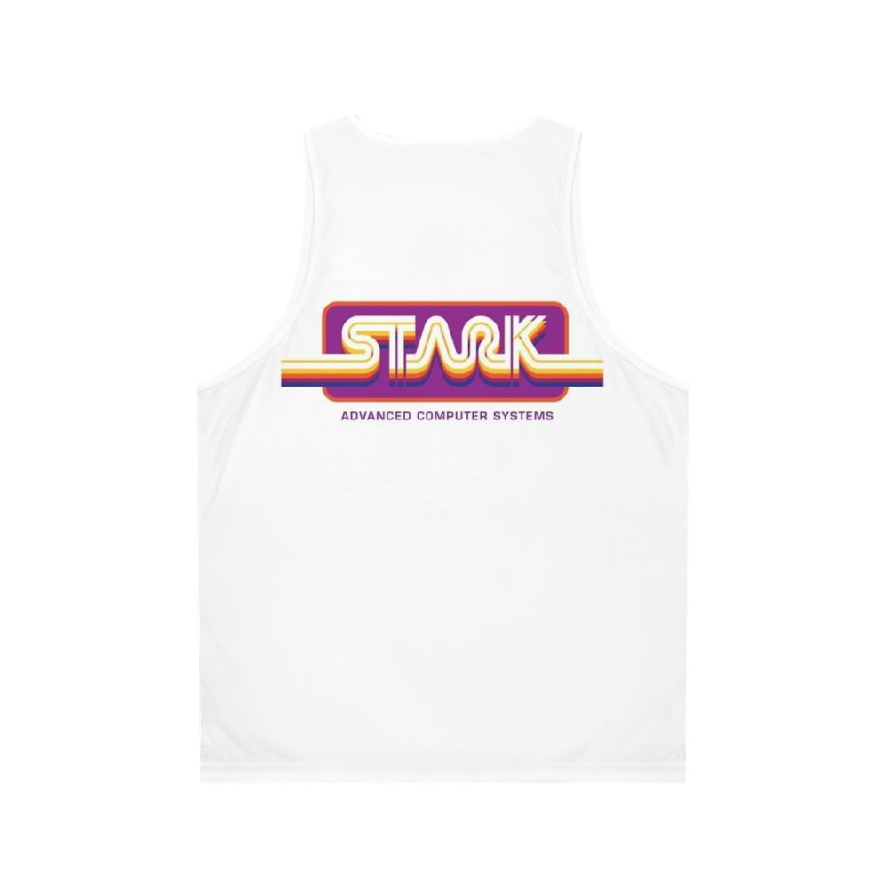 1980s Stark Technologies Computer Graphics Unisex Tank Top - Back