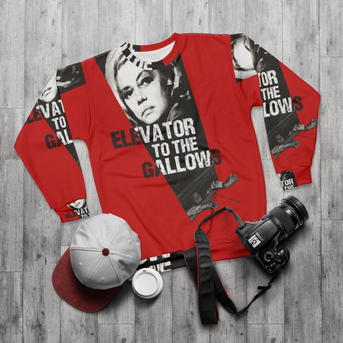 Classic 'Elevator to the Gallows' Movie Sweatshirt - flat lay