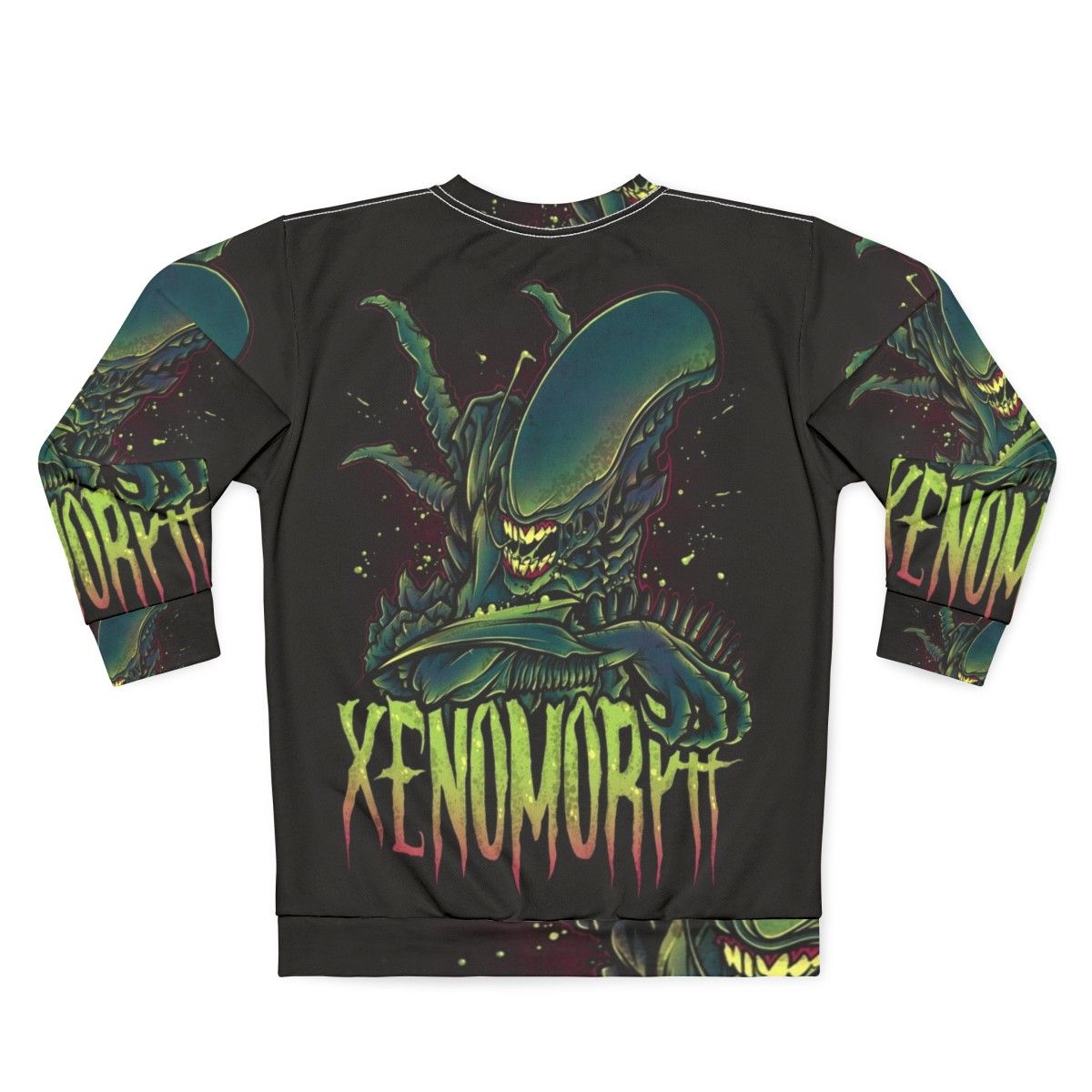 Xenomorph Alien Horror Sci-Fi Sweatshirt - Back