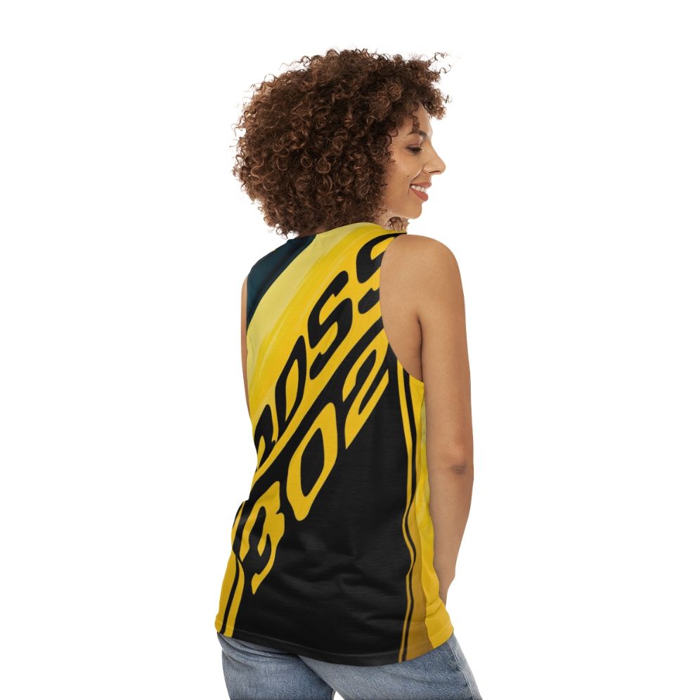 1970 Ford Mustang Boss 302 Emblem Tank Top - women back