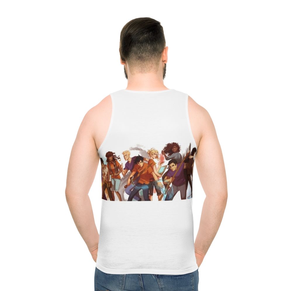 Percy Jackson Heroes of Olympus Unisex Tank Top - men back