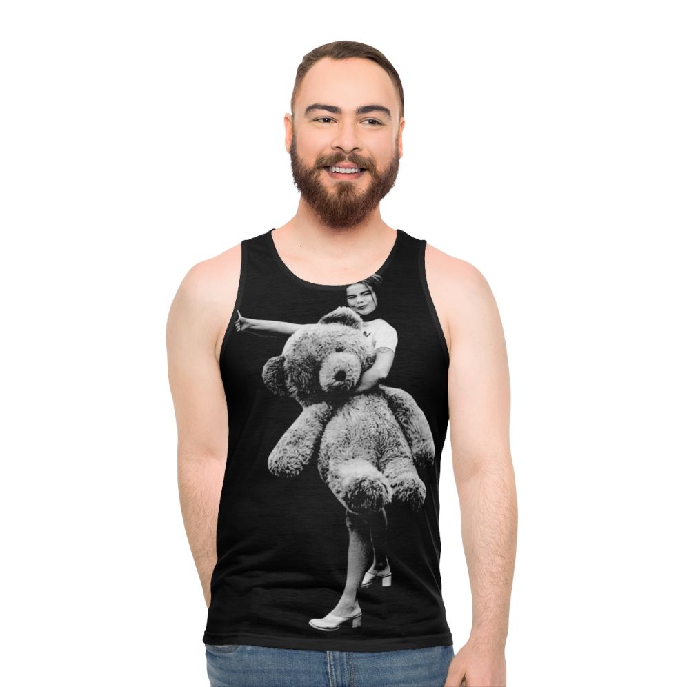 Bjork Teddy Bear Unisex Tank Top - men