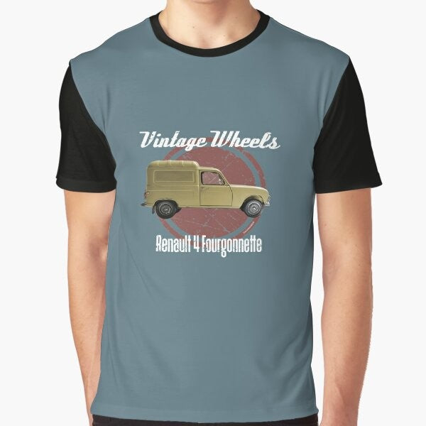 Vintage Renault 4 Fourgonette graphic t-shirt