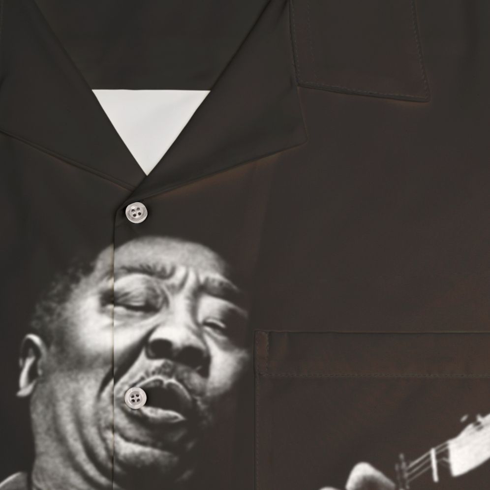 Muddy Waters Inspired Blues Hawaiian Shirt - Detail