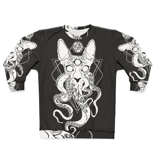 Cosmic Tentacle Cat Cthulhu Sweatshirt