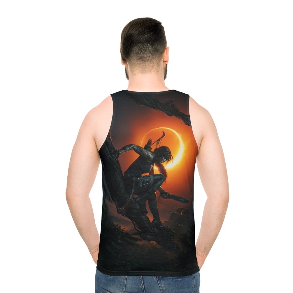 Unisex Tomb Raider Tank Top - men back