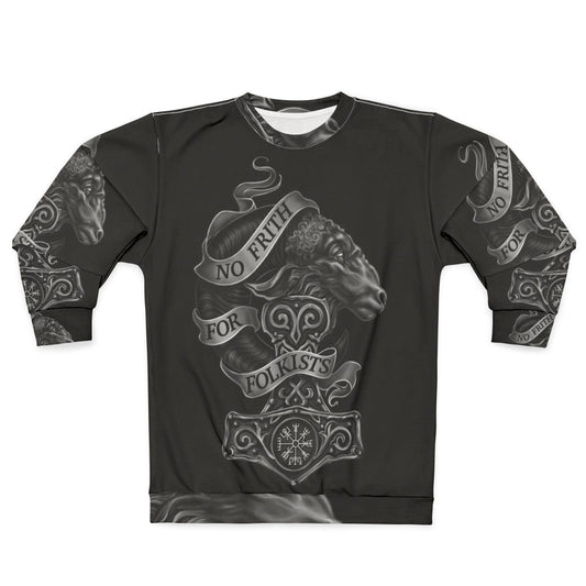 No Frith Sweatshirt featuring Norse mythology symbols