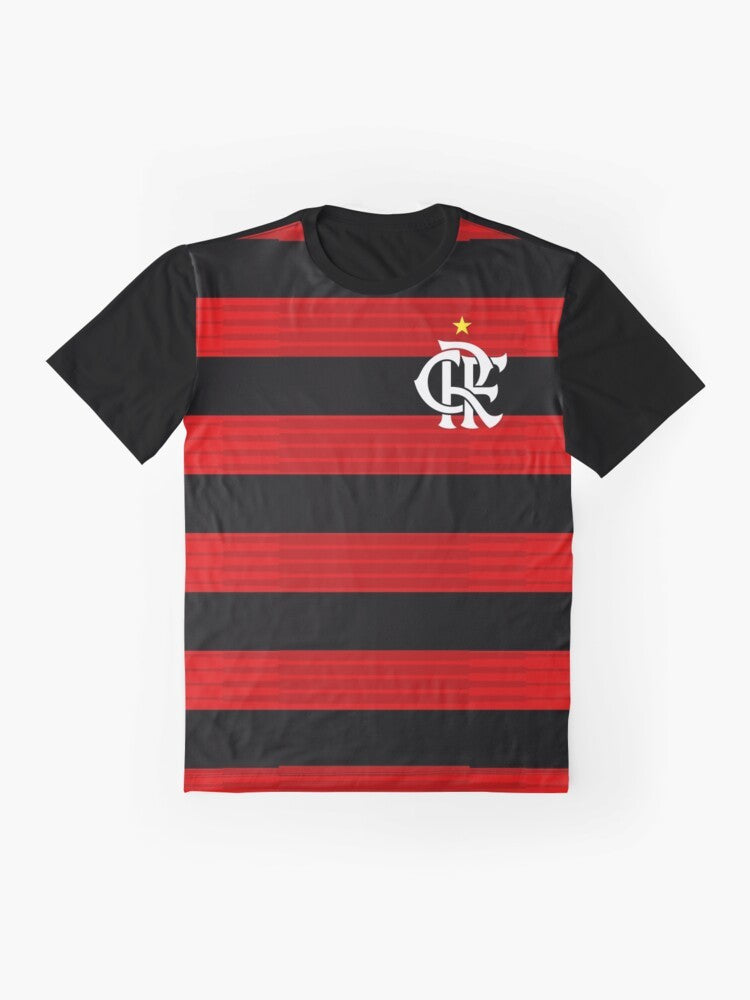 Flamengo Brazil Soccer Graphic T-Shirt - Flat lay