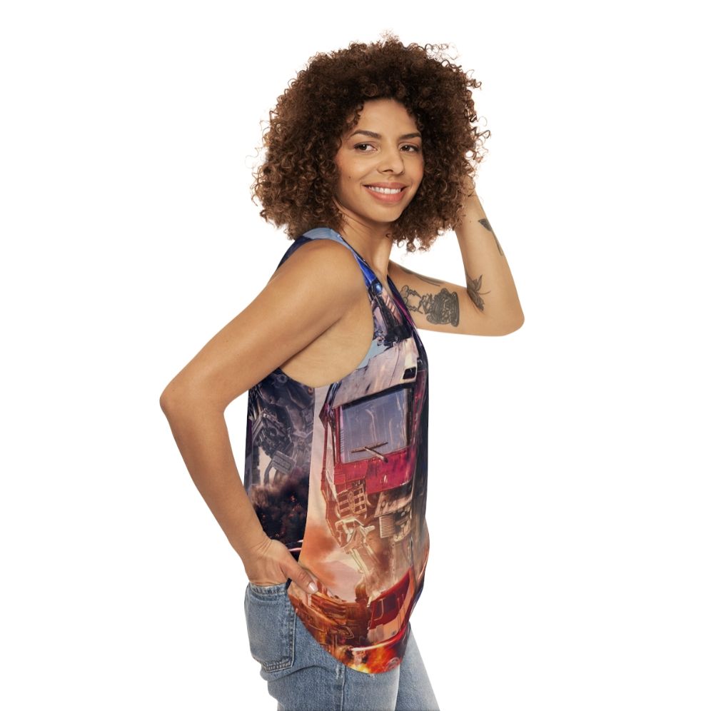 Transformers Rise of the Beasts Unisex Tank Top - women side