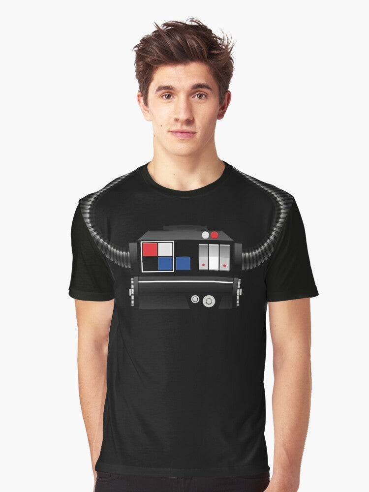 Imperial TIE Fighter Pilot Graphic T-Shirt with Star Wars Inspired Design - Men