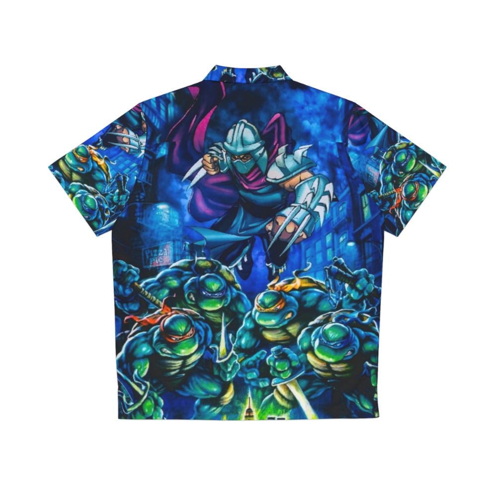 Teenage Mutant Ninja Turtles Hyper Stone Manhattan Hawaiian Shirt - Back