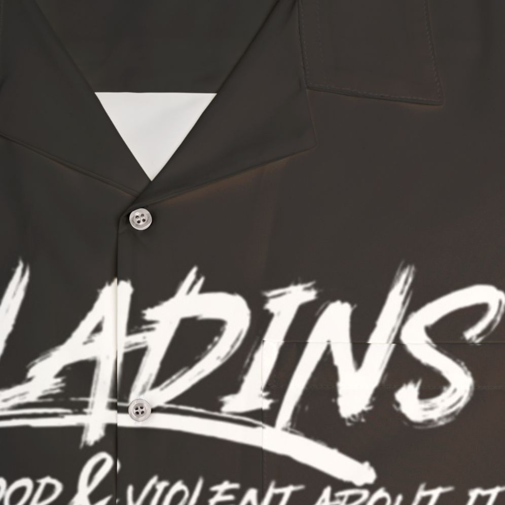 Paladins Lawful Good and Violent Hawaiian Shirt - Detail