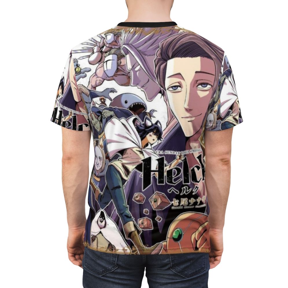 Helck anime and manga inspired graphic t-shirt - men back