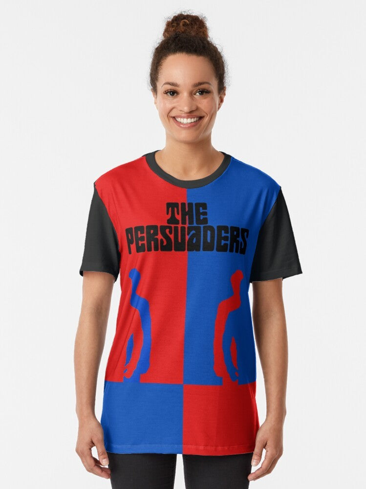 Retro "The Persuaders" 1970s graphic t-shirt design - Women