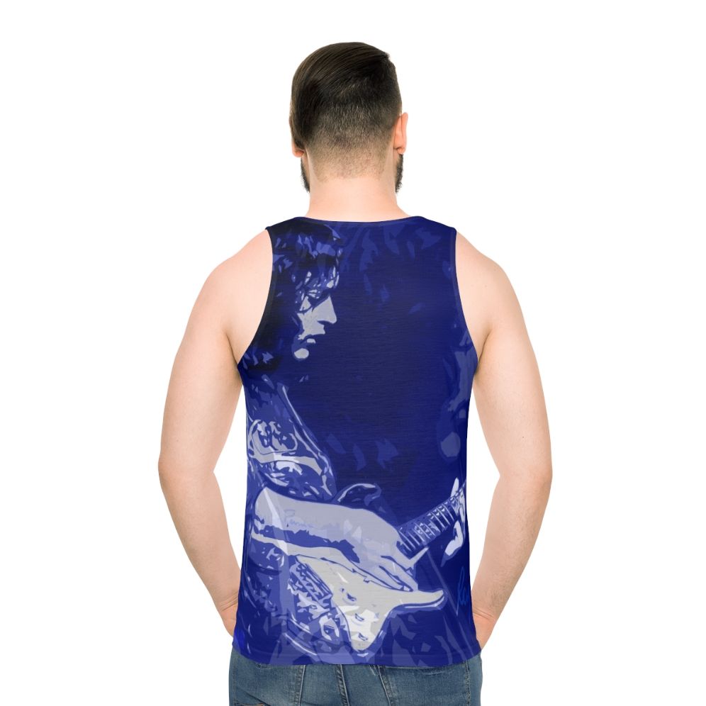 Rory Gallagher Blues Musician Unisex Tank Top - men back