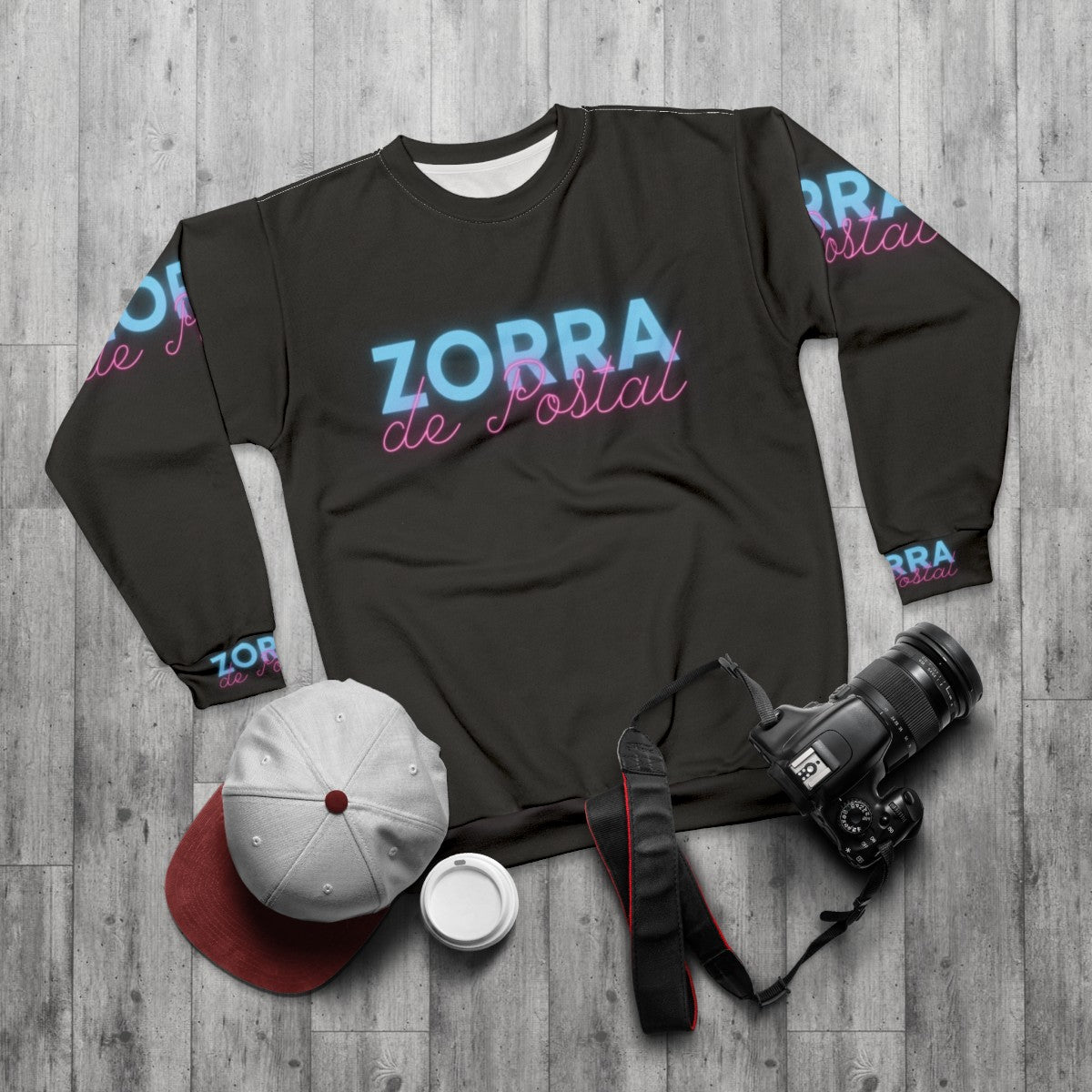 Zorra De Postal Sweatshirt - Vixen Inspired Clothing from Spain - flat lay