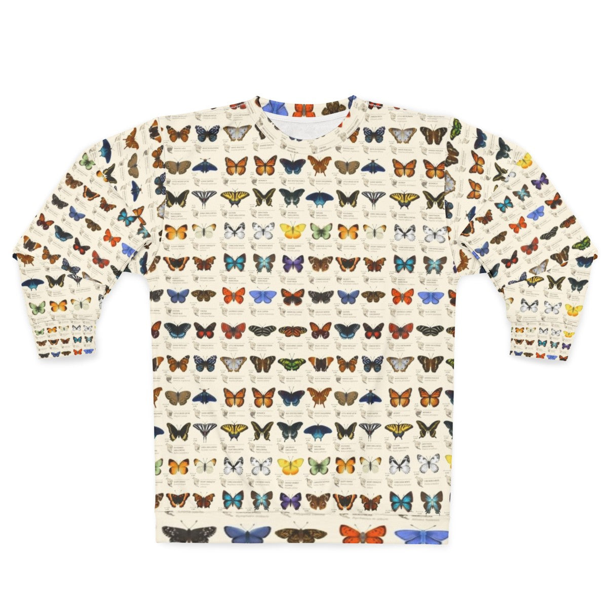 Butterflies of North America Educational Sweatshirt