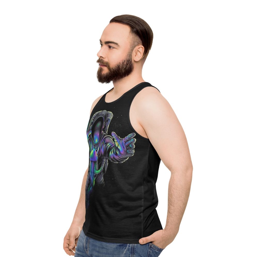 Unisex Galactic Space Astronaut Tank Top - men side