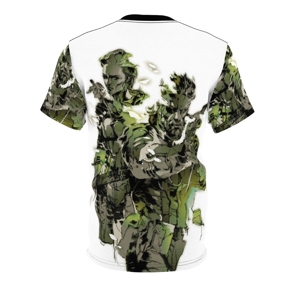 Metal Gear Solid 3 inspired action and stealth video game t-shirt - Back