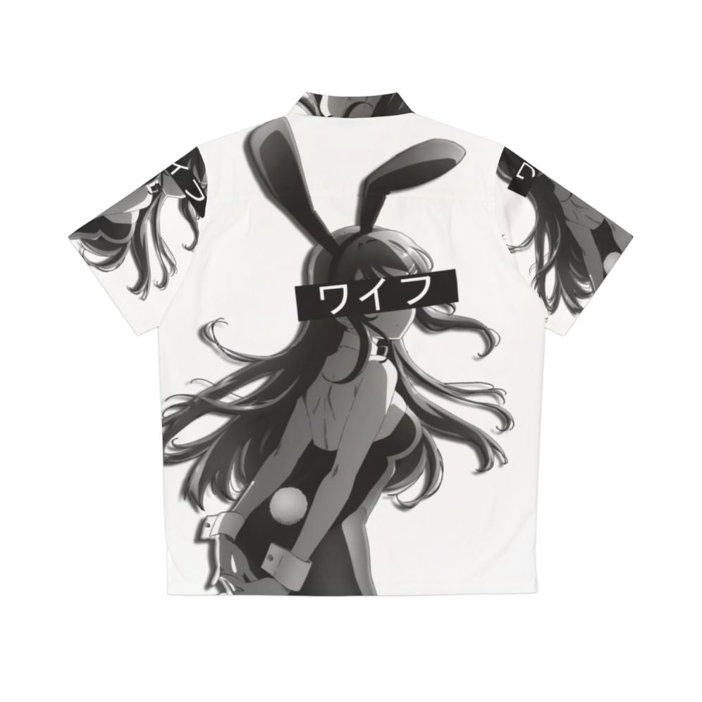 Bunny Girl Senpai Mai Sakurajima Waifu Hawaiian Shirt - Back