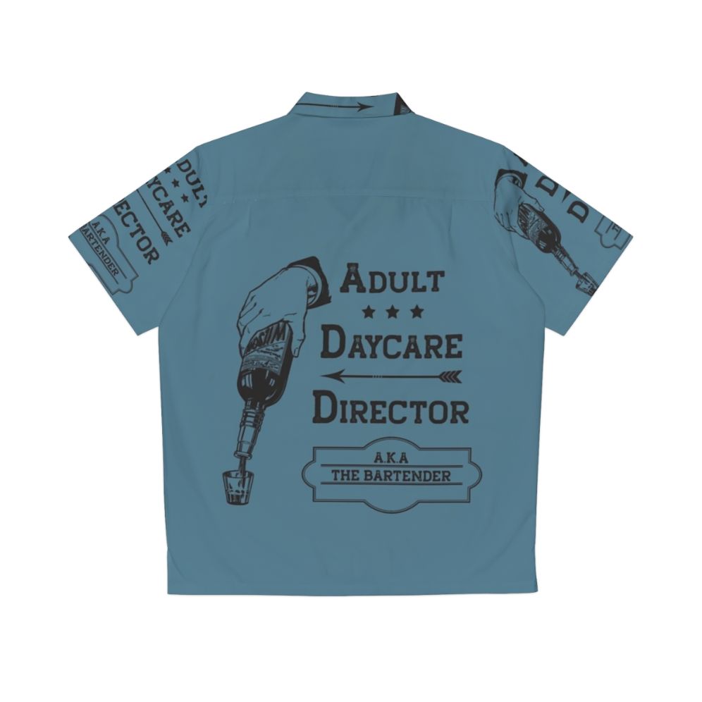 Adult Daycare Director Hawaiian Shirt - Back