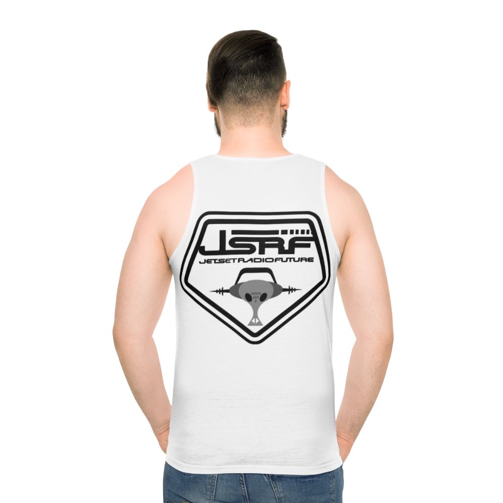 Jet Set Radio Future Graffiti Unisex Tank Top - men back