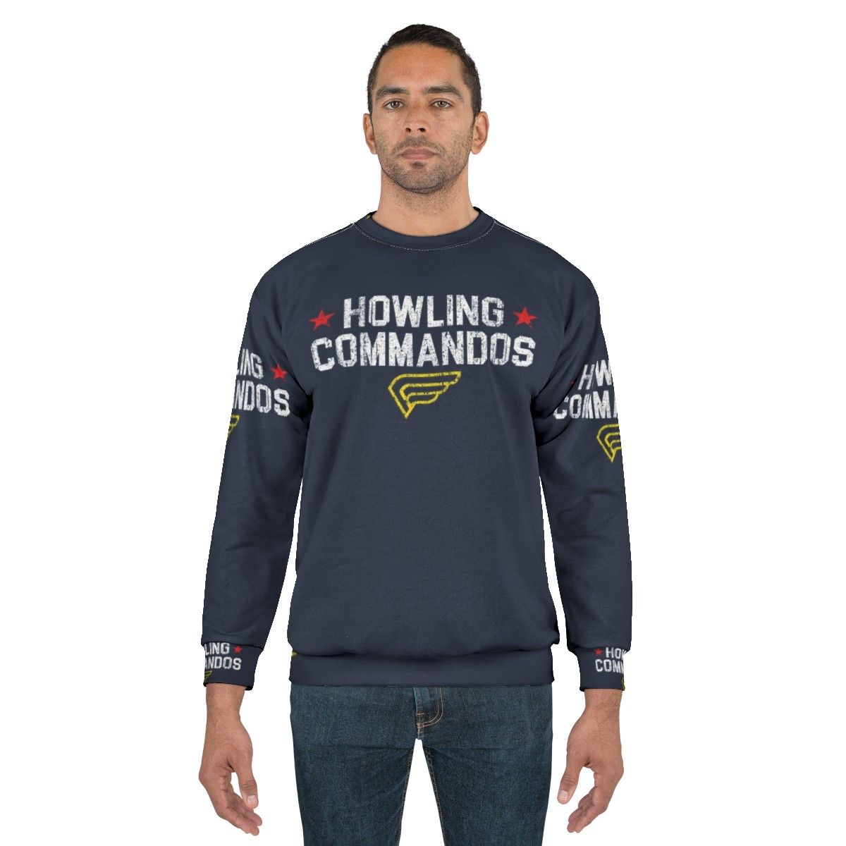 Howling Commandos Sweatshirt featuring characters from Marvel's Captain America - men