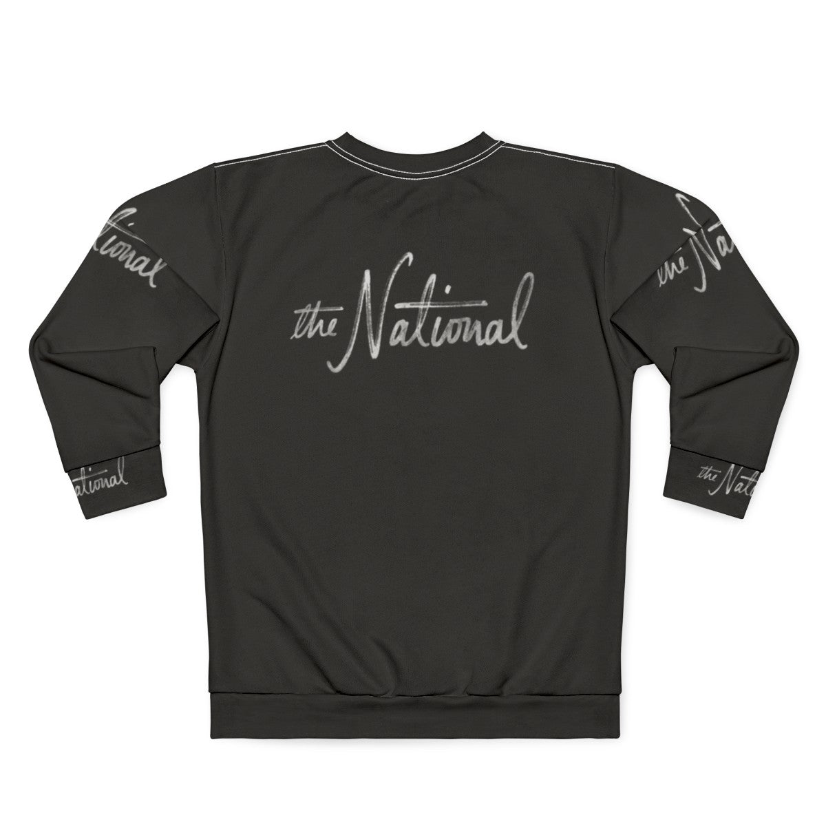 The National Script Indie Rock Band Sweatshirt - Back