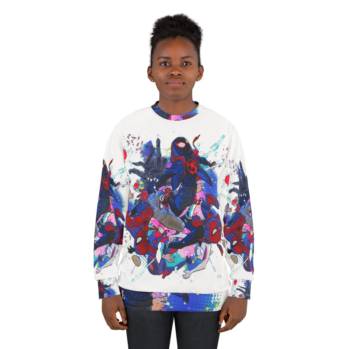 Spider-Verse Spiderman Superhero Sweatshirt - women