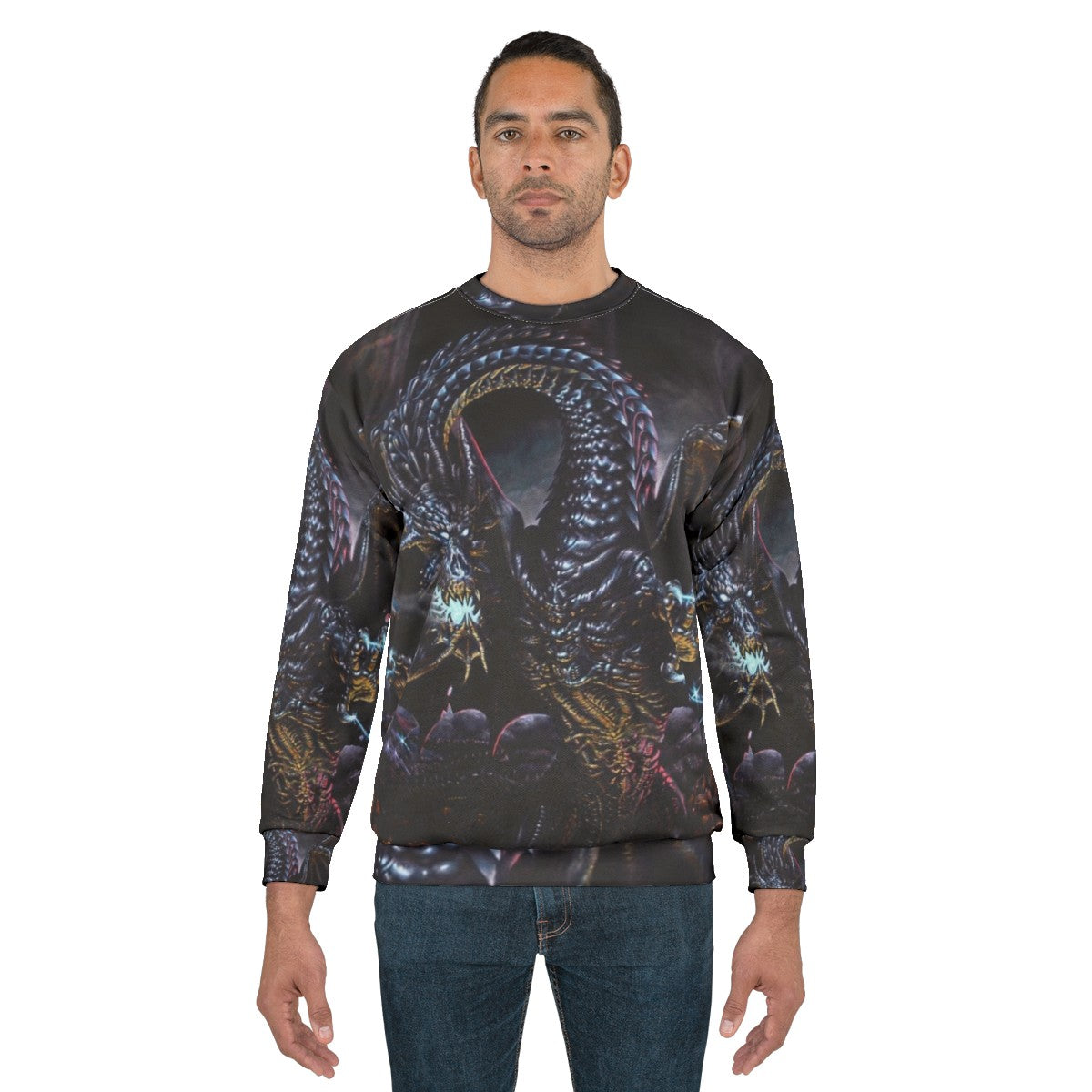 Night Dragon Fantasy Sweatshirt - men