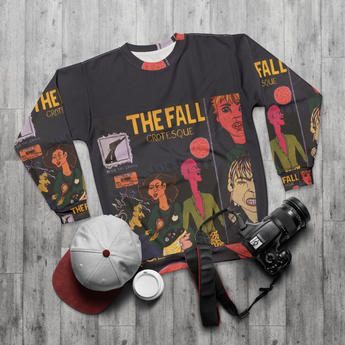 Grotesque The Fall Band Sweatshirt - flat lay