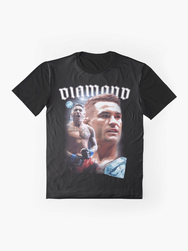 Dustin Poirier 'Diamond' MMA Graphic T-Shirt - Flat lay