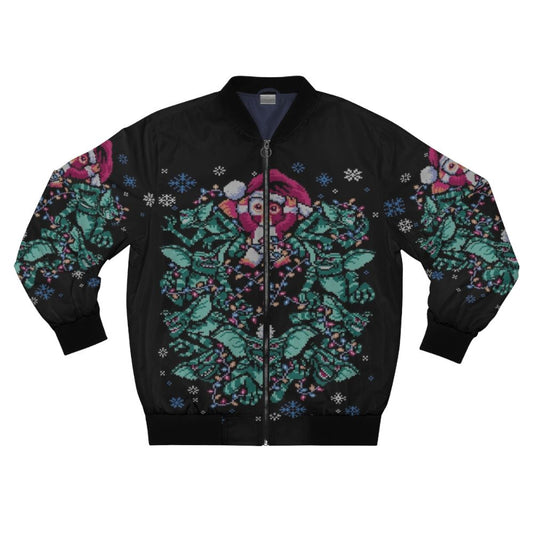 Gremlin Christmas Bomber Jacket, Retro 80s Gremlins Holiday Wear