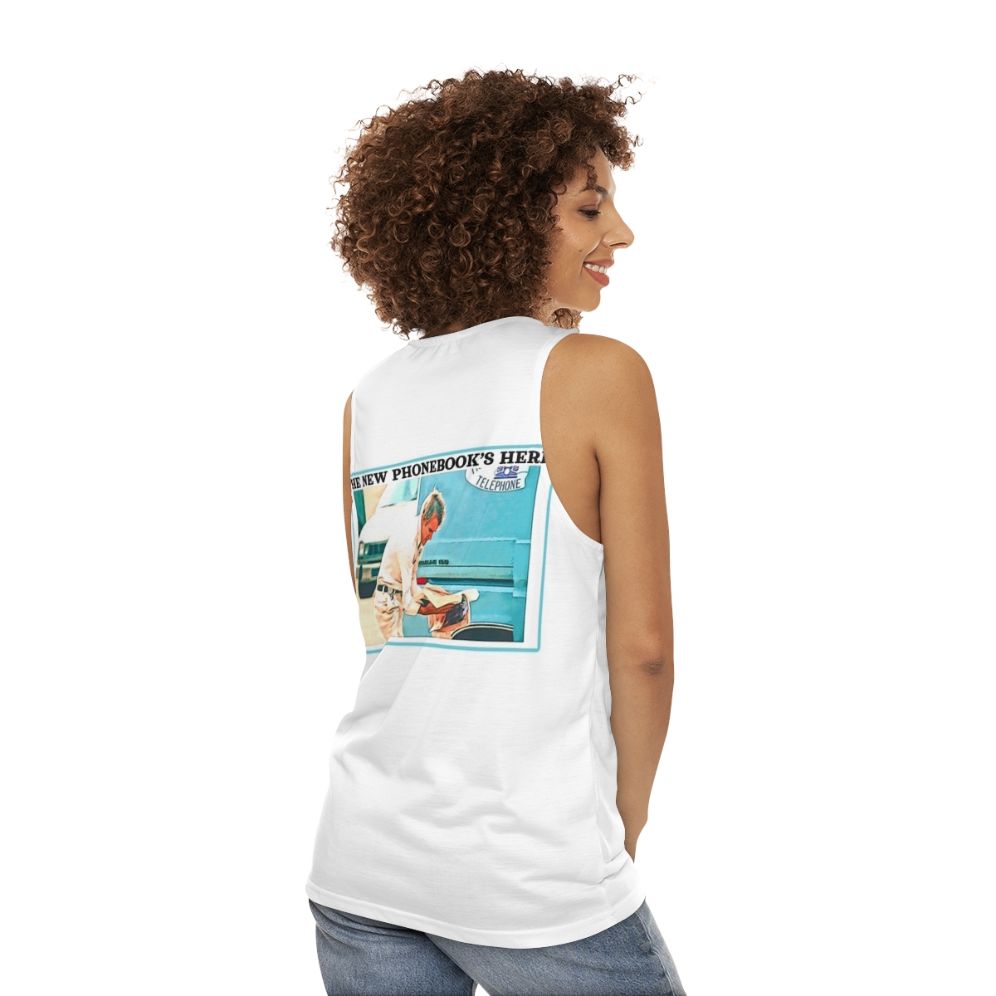 The Jerk Unisex Comedy Tank Top - women back