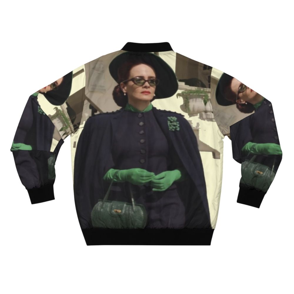 Mildred Ratched Bomber Jacket inspired by the TV series Ratched and One Flew Over the Cuckoo's Nest - Back